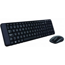 Logitech MK220 Wireless Keyboard & Mouse USB Black